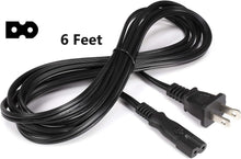 Charger l'image dans la galerie, CORDON D'ALIMENTATION SECTEUR POLARISÉ À 2 BROCHES AVEC ÂME EN CUIVRE POUR SONY PLAYSTATION DREAMCAST SATURN DSHAPE