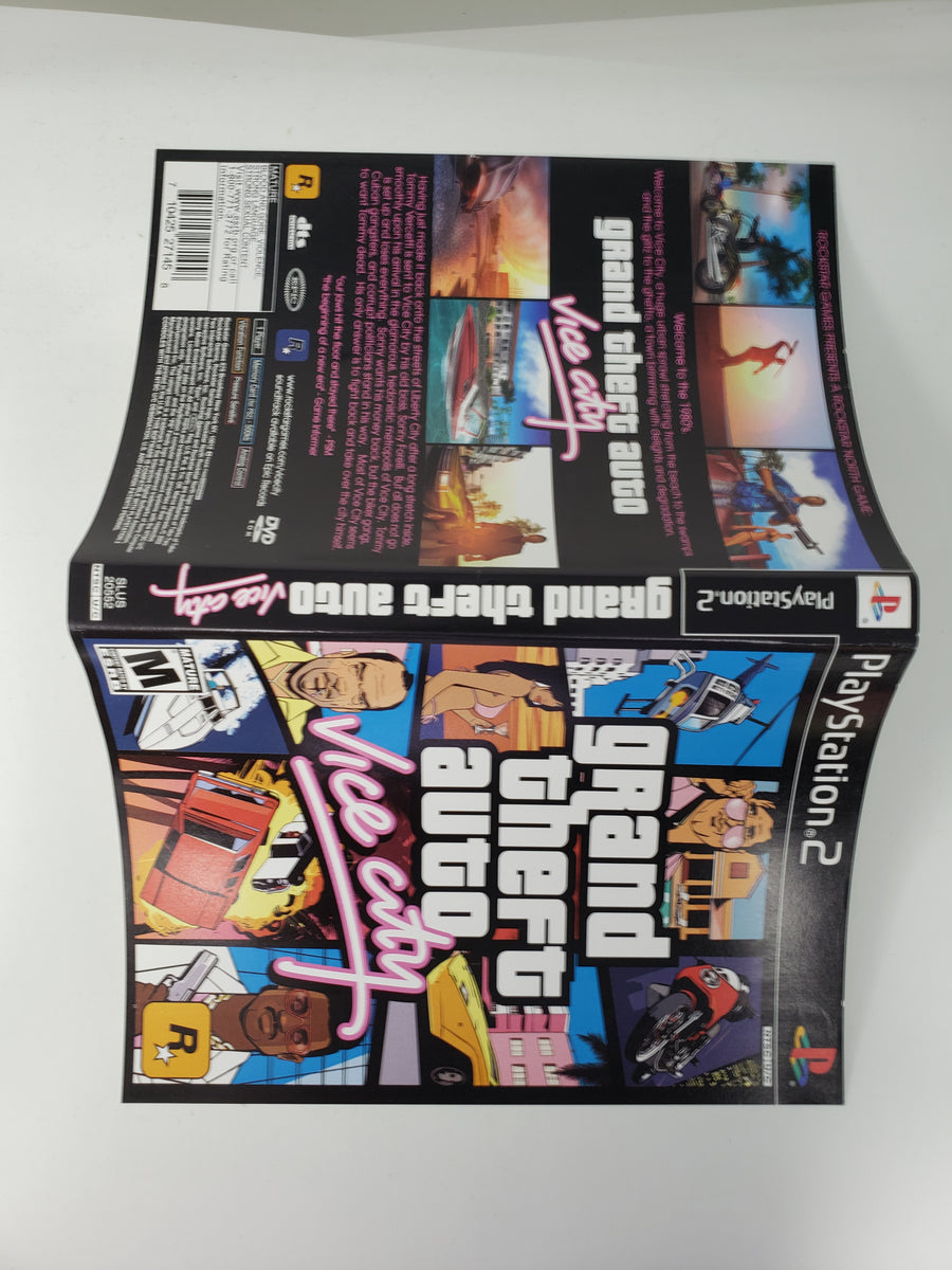 Grand Theft Auto Vice City Cover Art Sony Playstation 2 PS2 grand-theft-auto-vice-city-cover-art-sony-playstation-2-ps2