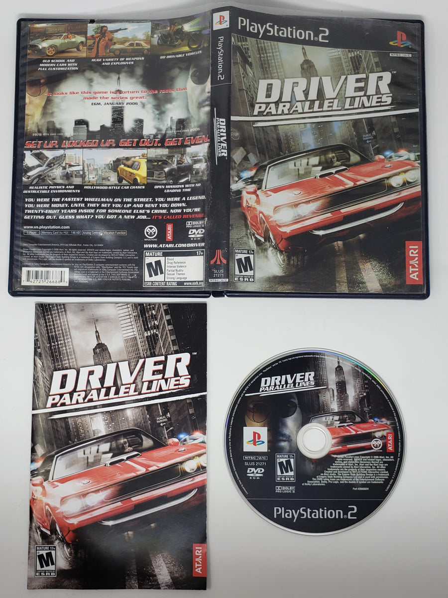 Driver Parallel Lines Sony Playstation PS2 – Respawnandreplay