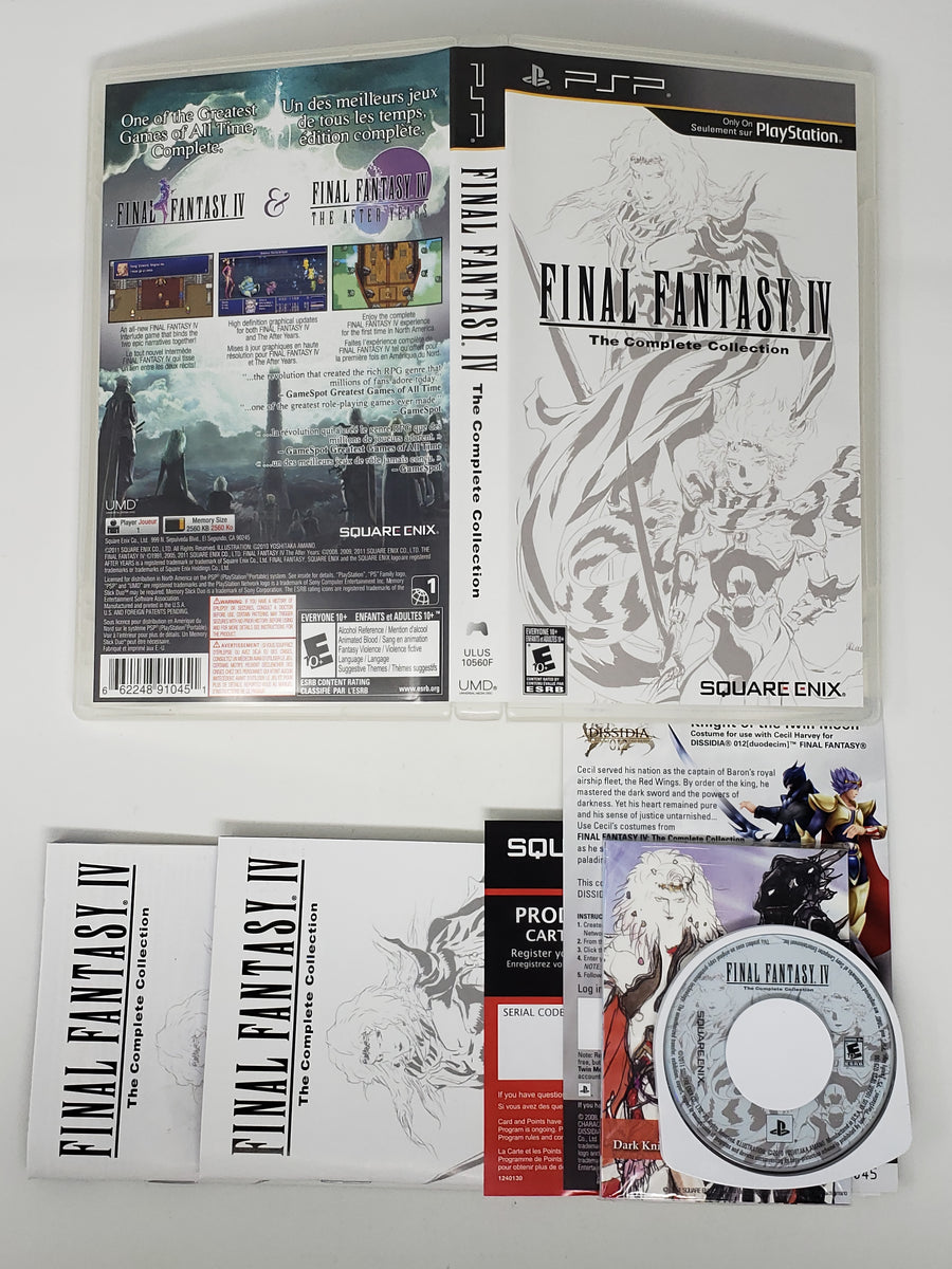 Final Fantasy IV Complete Collection - Sony Playstation Portable | PSP ...