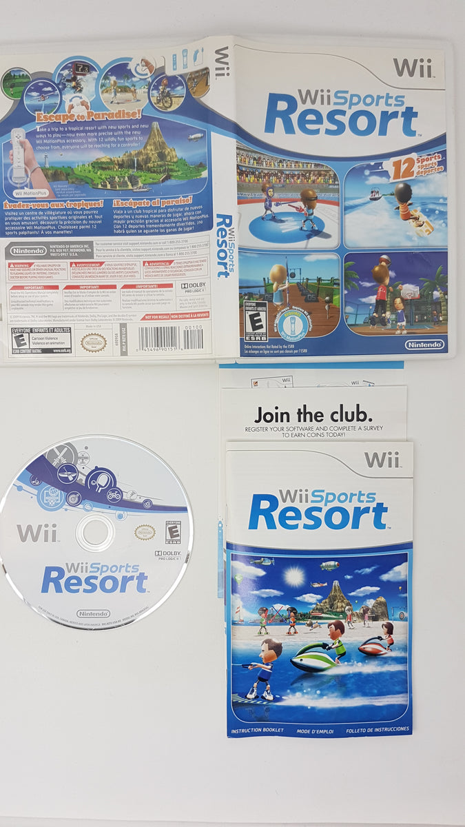 Jeu Wii Sports Resort - Version Française, Bon état Pour Nintendo Wii