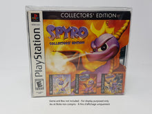 Load image into Gallery viewer, BOX PROTECTOR FOR SONY PS1 COLLECTOR'S 3 DISC GAME CASE CLEAR PLASTIC CASE
