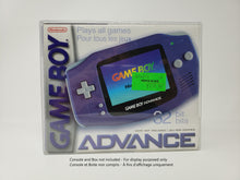Load image into Gallery viewer, BOX PROTECTOR FOR GAMEBOY ADVANCE - GBA CONSOLE CLEAR PLASTIC CASE