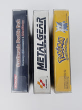 Load image into Gallery viewer, GAMEBOY GBA GBC VIRTUAL BOY CIB GAME CLEAR BOX PROTECTOR SLEEVE CASE