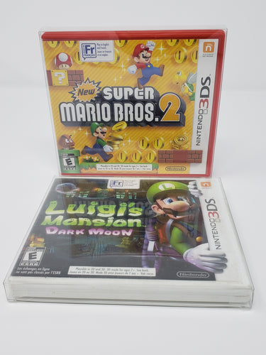 NINTENDO 3DS GAME CLEAR BOX PROTECTOR PLASTIC SLEEVE
