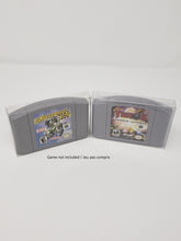 Load image into Gallery viewer, NINTENDO 64 N64 GAME CARTRIDGE CLEAR BOX PROTECTOR PLASTIC CASE