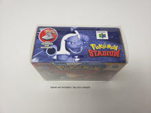 Load image into Gallery viewer, NINTENDO 64 N64 POKEMON STADIUM CLEAR BOX PROTECTOR PLASTIC CASE