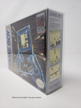 Load image into Gallery viewer, NINTENDO GAMEBOY ORIGINAL BLUE GRAY VARIANT CONSOLE CLEAR BOX PROTECTOR PLASTIC CASE