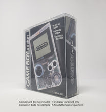 Charger l'image dans la galerie, PROTECTEUR DE BOÎTE POUR NINTENDO GAMEBOY ORIGINAL POCKET CONSOLE COQUE EN PLASTIQUE TRANSPARENT