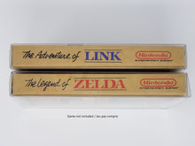 Load image into Gallery viewer, NINTENDO NES CIB CLEAR BOX PROTECTOR PLASTIC CASE