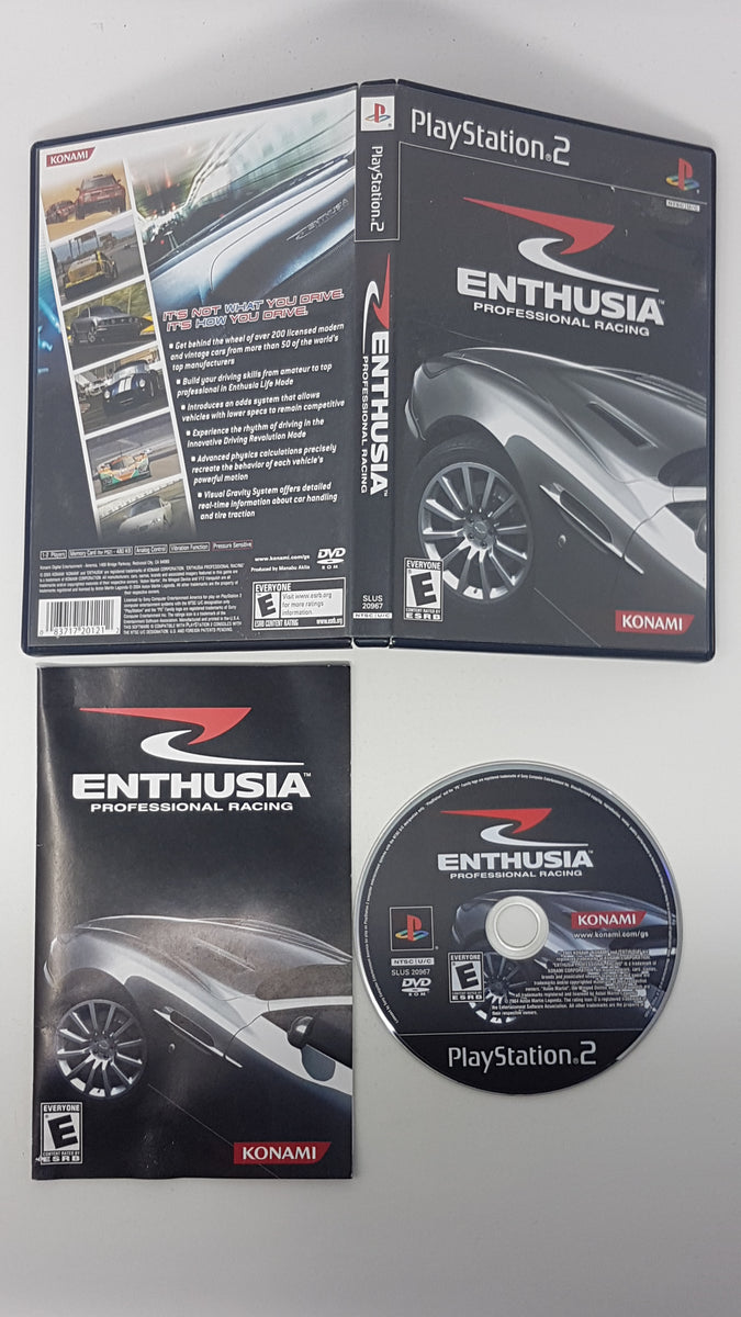 Enthusia Professional Racing PS2 - Jeu Complet Course Auto - Konami 2005