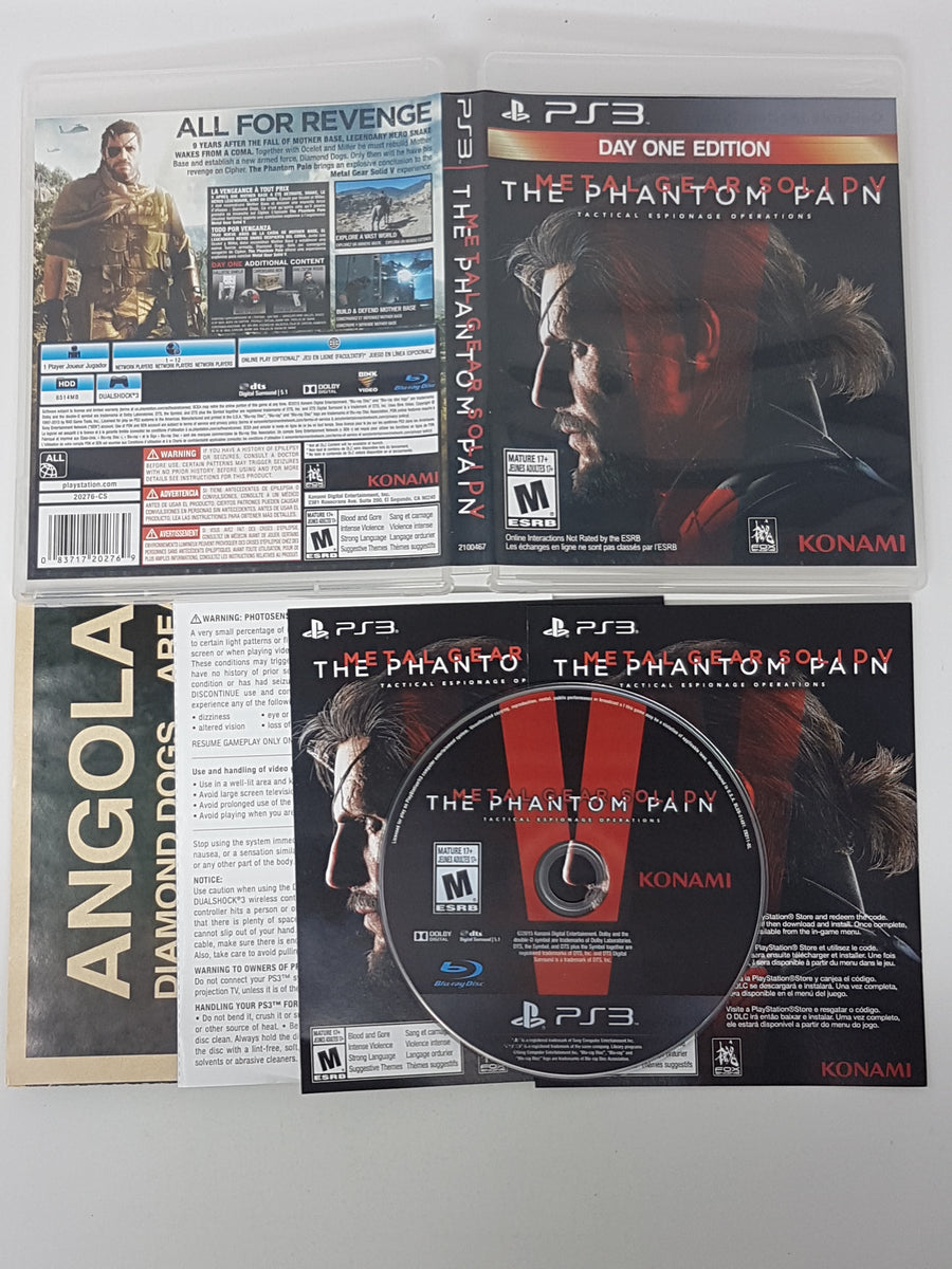 metal gear solid 5 the phantom pain ps3 Metal Gear Solid V - The Phantom Pain - Sony Playstation 3