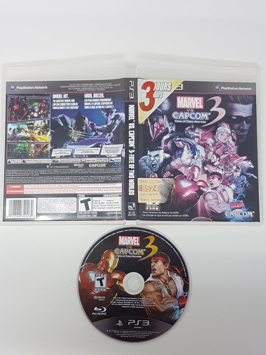 Marvel Vs. Capcom 3 - Fate of Two Worlds - Sony Playstation 3 | PS3 –  Respawnandreplay