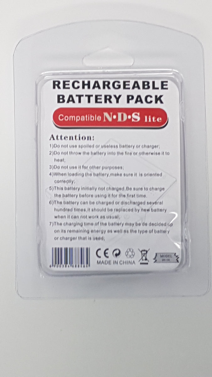 RECHARGEABLE BATTERY PACK + TOOL KIT FOR DS LITE – Respawnandreplay