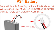 Charger l'image dans la galerie, Batterie de remplacement 2000mAh 3.65V pour Manette Sony Playstation 4