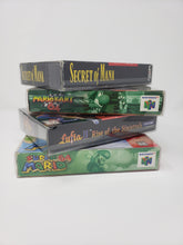 Load image into Gallery viewer, SNES N64 CIB CLEAR BOX PROTECTOR PLASTIC CASE