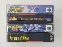 Load image into Gallery viewer, SNES N64 CIB CLEAR PLASTIC BOX PROTECTOR