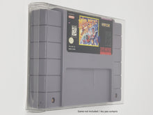 Load image into Gallery viewer, SUPER NINTENDO SNES CARTDRIGE GAME CLEAR BOX PROTECTOR SLEEVE CASE