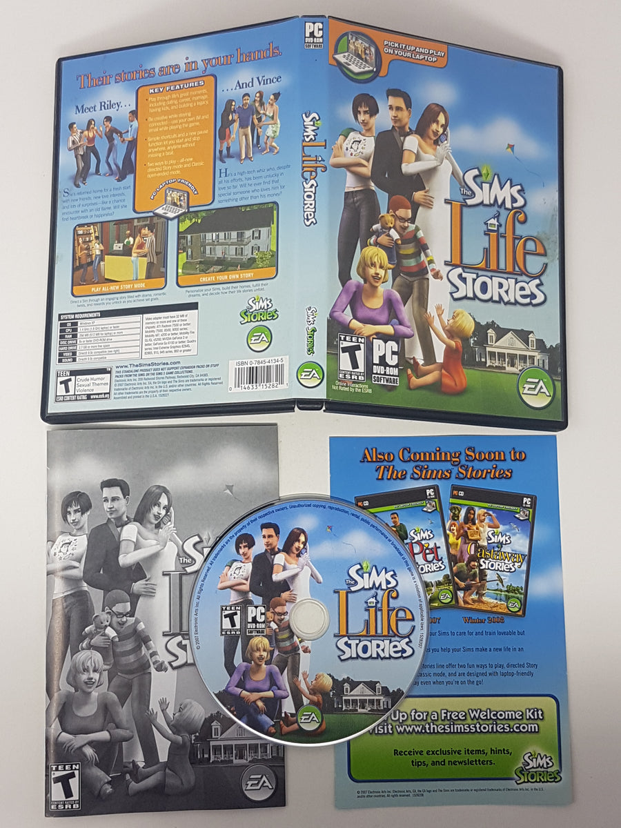 Les Sims Life Stories MAC COMPLET authentique - eBay