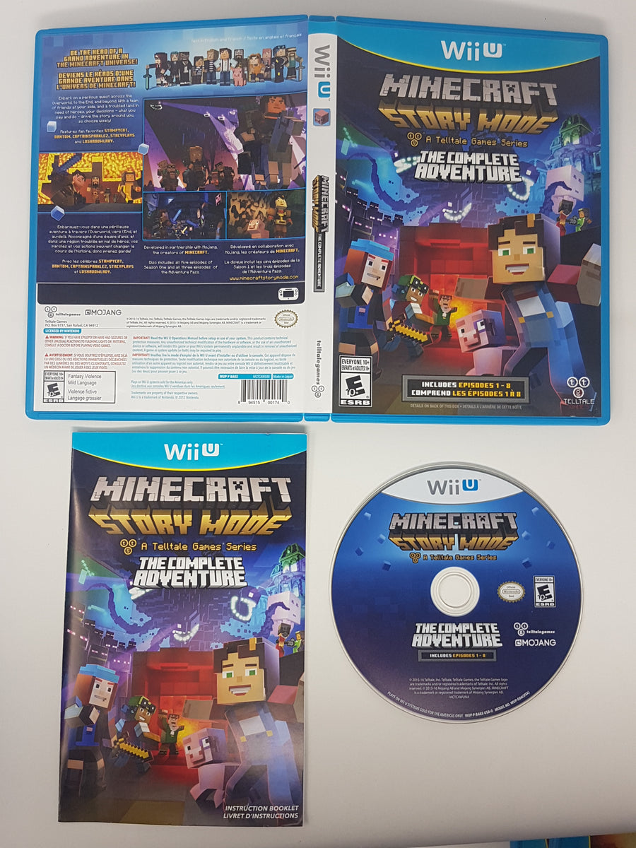 Minecraft: Story Mode The Complete Adventure - Nintendo Wii U | Nintendo  Wii U | GameStop