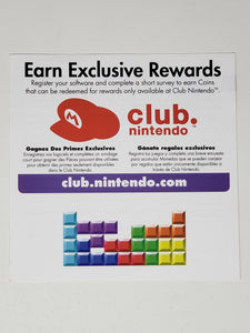 Club Nintendo Tetris Axis [Insert] - Nintendo 3DS
