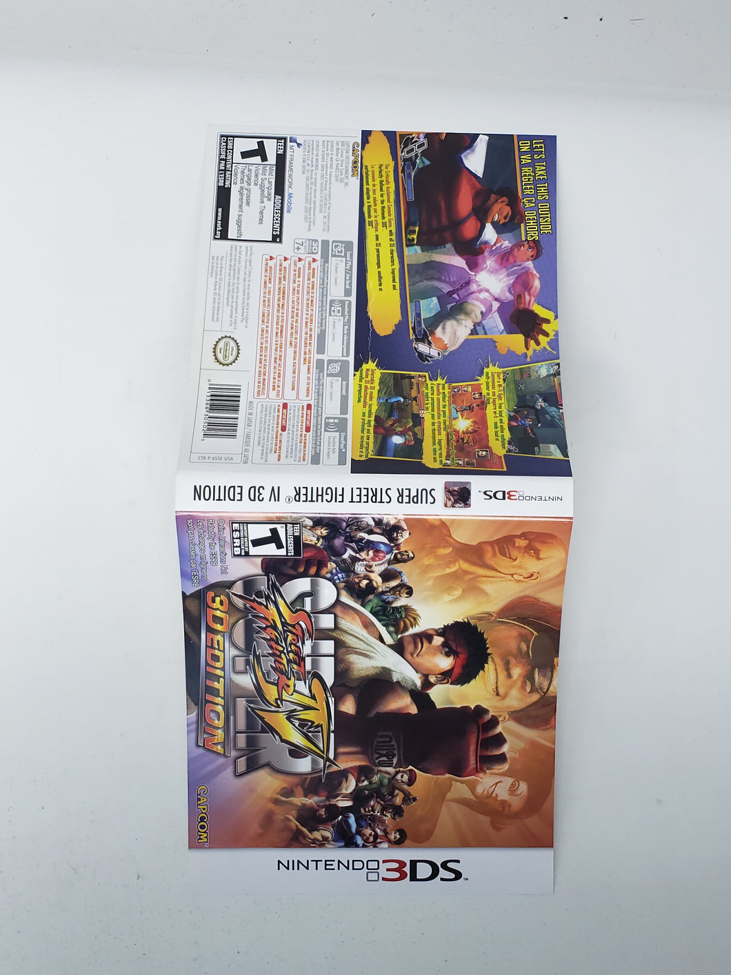 Super Street Fighter IV 3D Edition [Cover art] - Nintendo 3DS