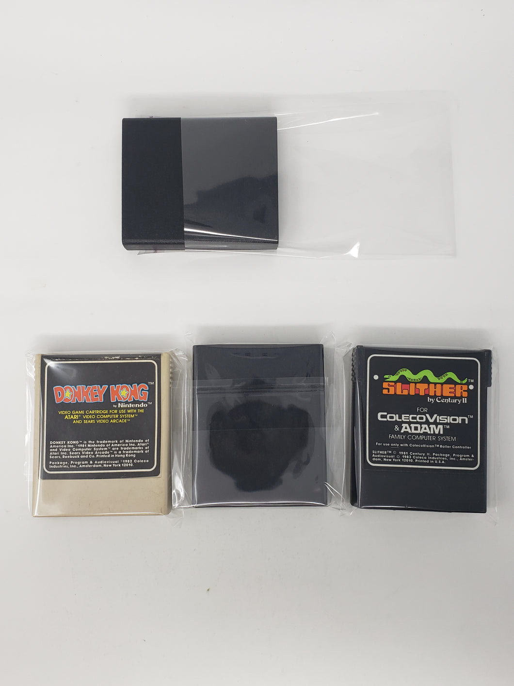 ATARI 2600 COLECO VISION CARTRIDGE PLASTIC BAG