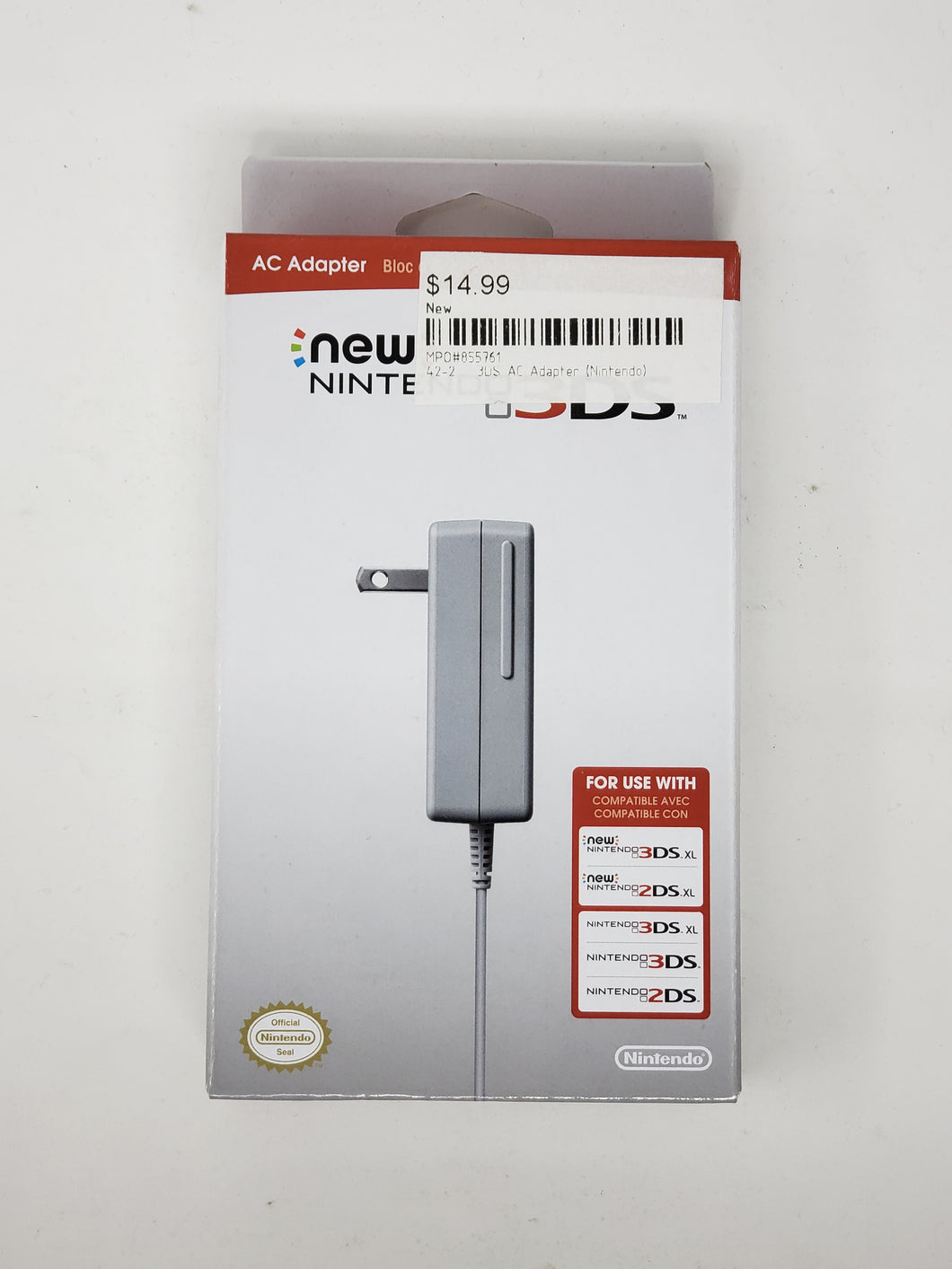 Official AC Adapter [New] - Nintendo 3DS