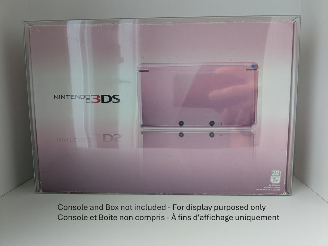 BOX PROTECTOR FOR NINTENDO 3DS CONSOLE CLEAR PLASTIC CASE