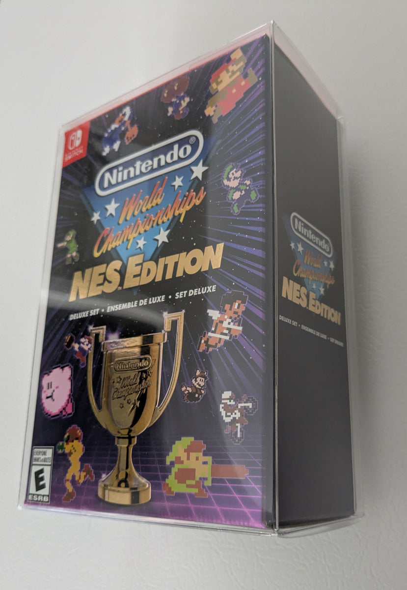 BOX PROTECTOR FOR NINTENDO SWITCH WORLD CHAMPIONSHIPS NES EDITION CLEA ...