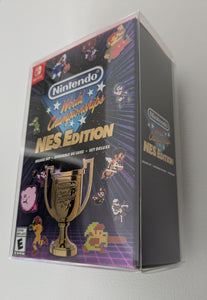 BOX PROTECTOR FOR NINTENDO SWITCH WORLD CHAMPIONSHIPS NES EDITION CLEAR PLASTIC CASE