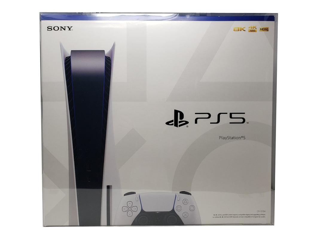 BOX PROTECTOR FOR SONY PLAYSTATION 5 CONSOLE BOX CLEAR PLASTIC CASE