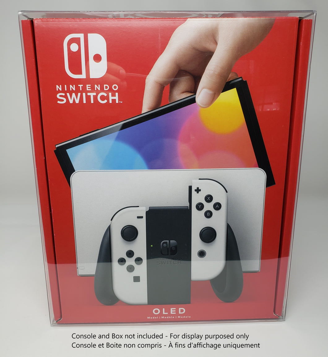 BOX PROTECTOR FOR SWITCH OLED SYSTEM CLEAR PLASTIC CASE