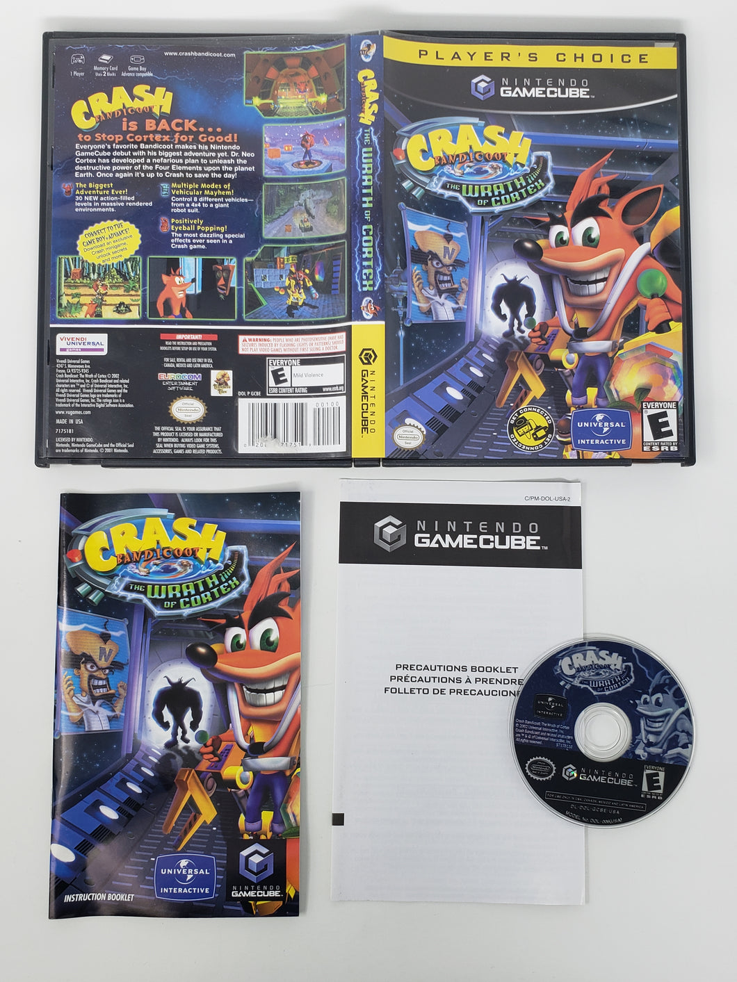 Crash Bandicoot The Wrath of Cortex - Nintendo Gamecube