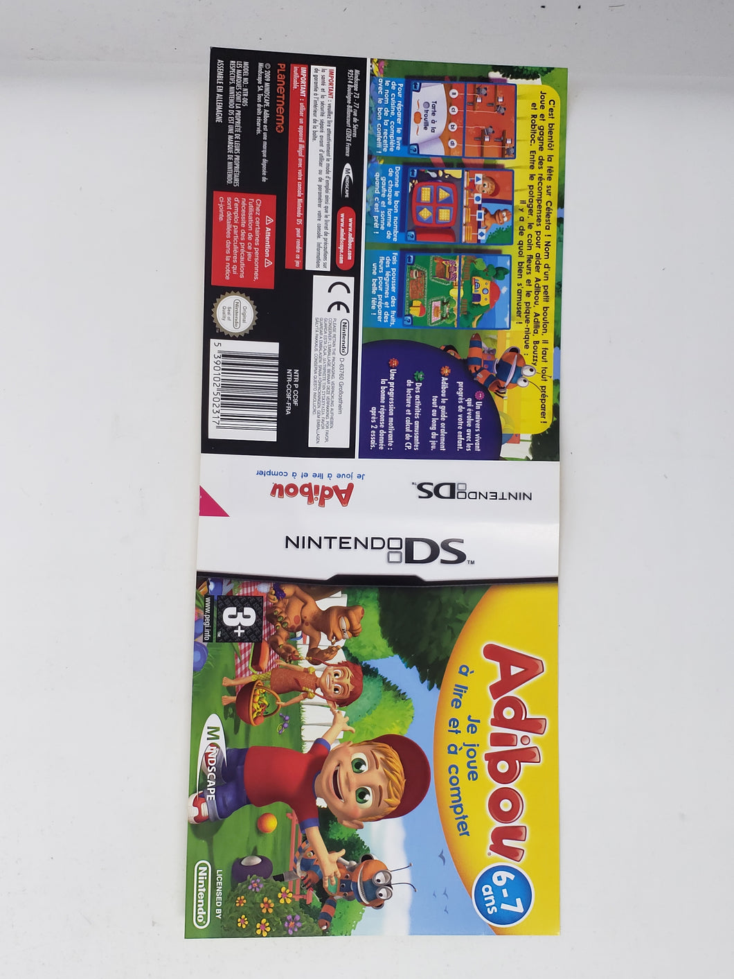 Adibou 6-7 ans [Couverture] - Nintendo DS