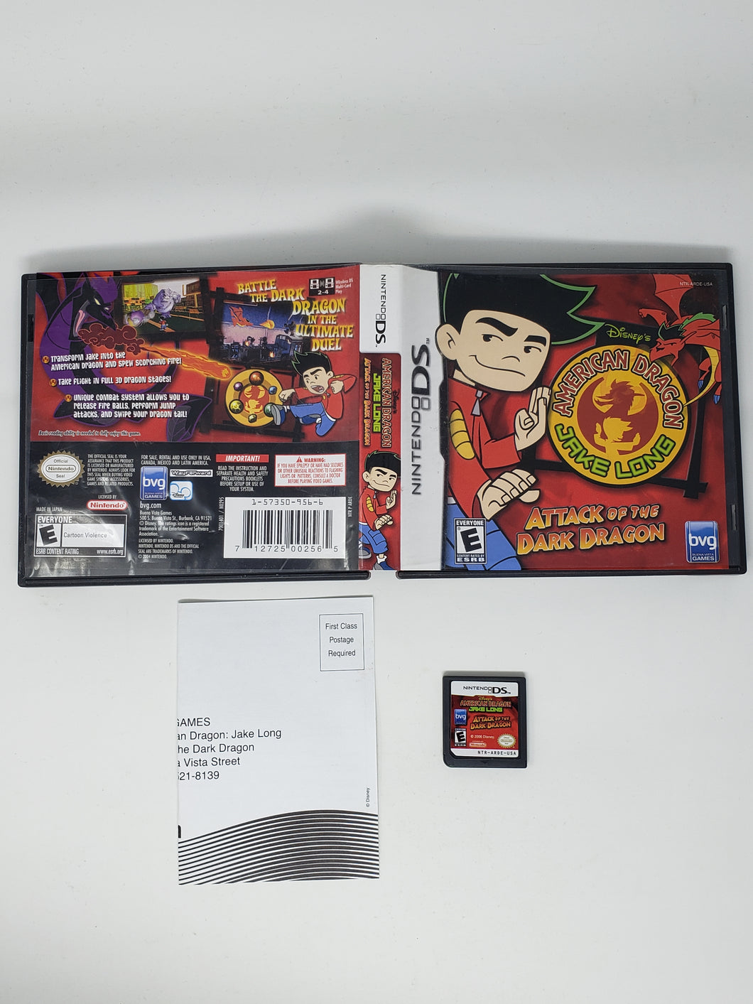 American Dragon Jake Long Attack of the Dark Dragon - Nintendo DS