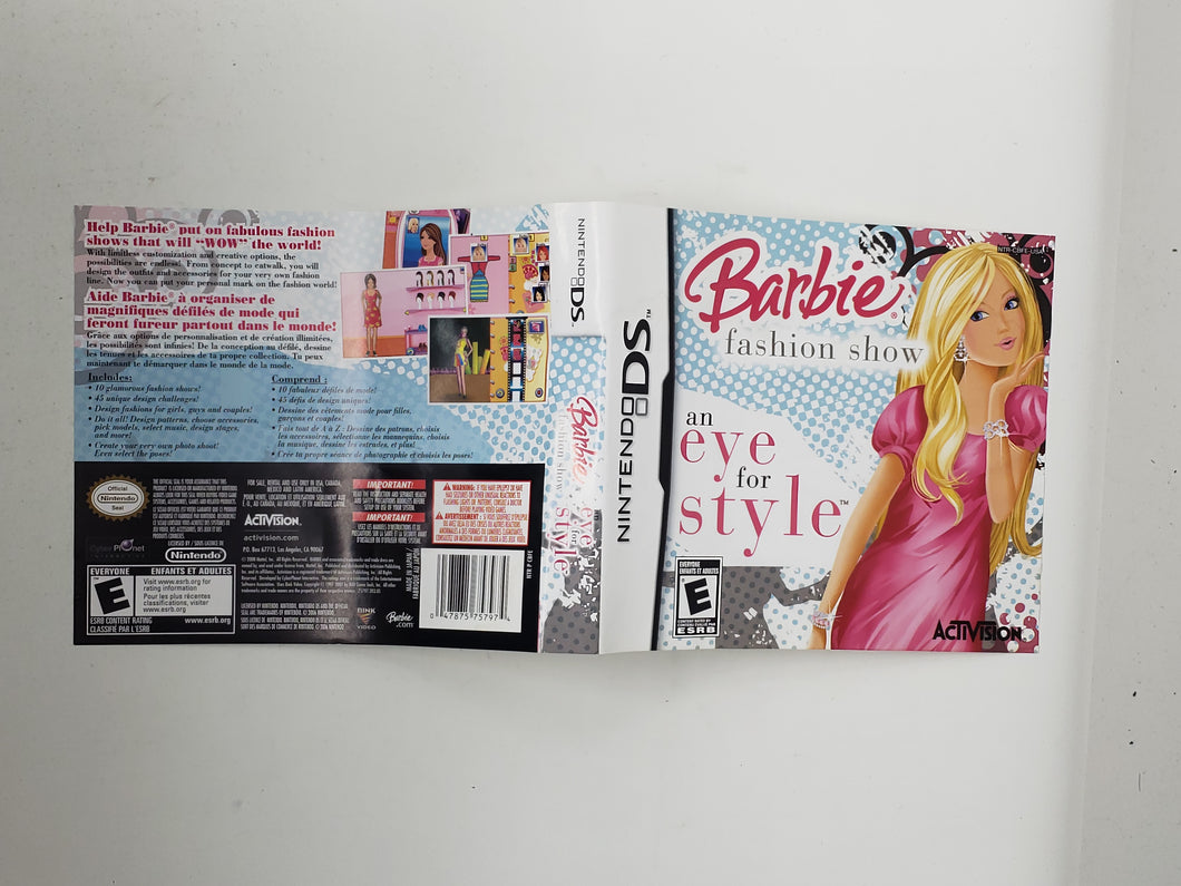 Barbie Fashion Show Eye for Style [Cover art] - Nintendo DS