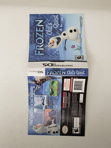 Frozen - Olaf's Quest [Cover art] - Nintendo DS