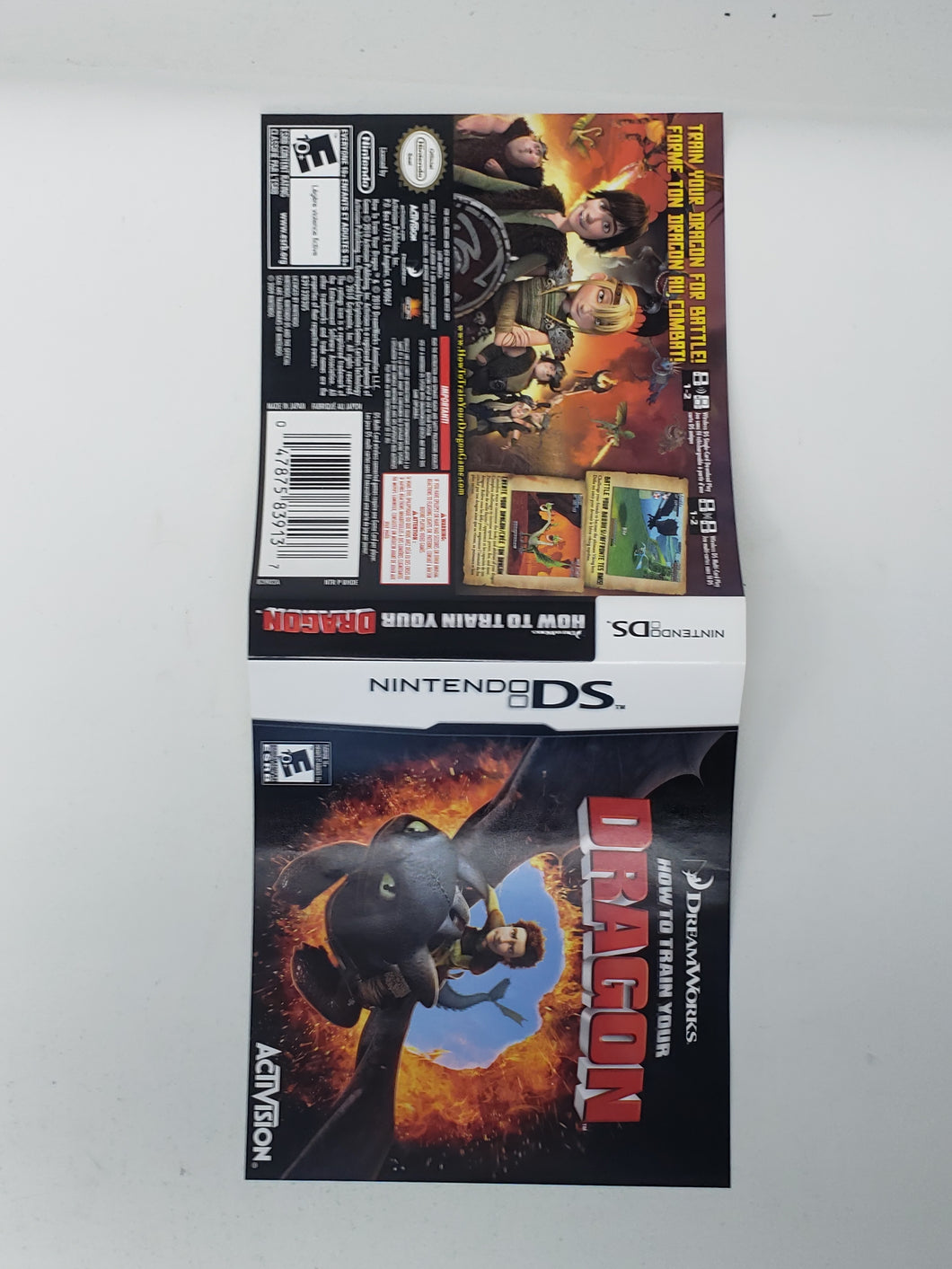 How to Train Your Dragon [Couverture] - Nintendo DS