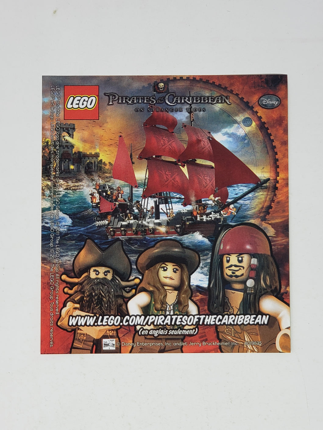 LEGO Pirates of the Caribbean [Insertion] - Nintendo DS