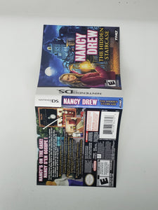 Nancy Drew The Hidden Staircase [Couverture] - Nintendo DS