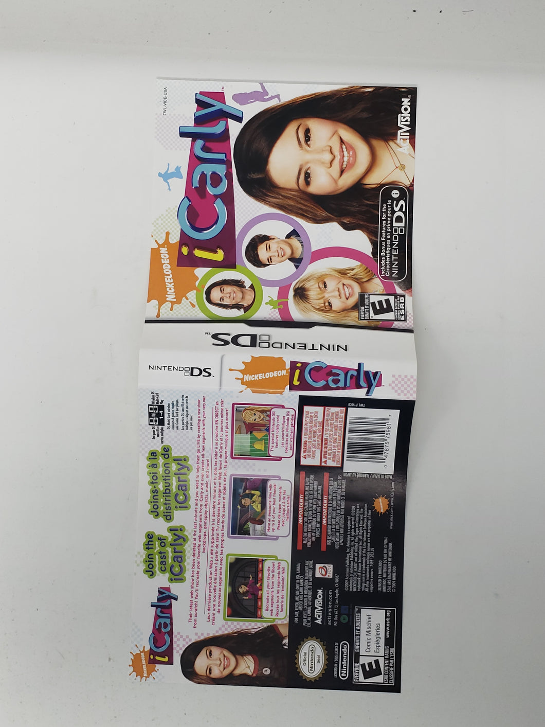 Nickelodeon i Carly [Couverture] - Nintendo DS