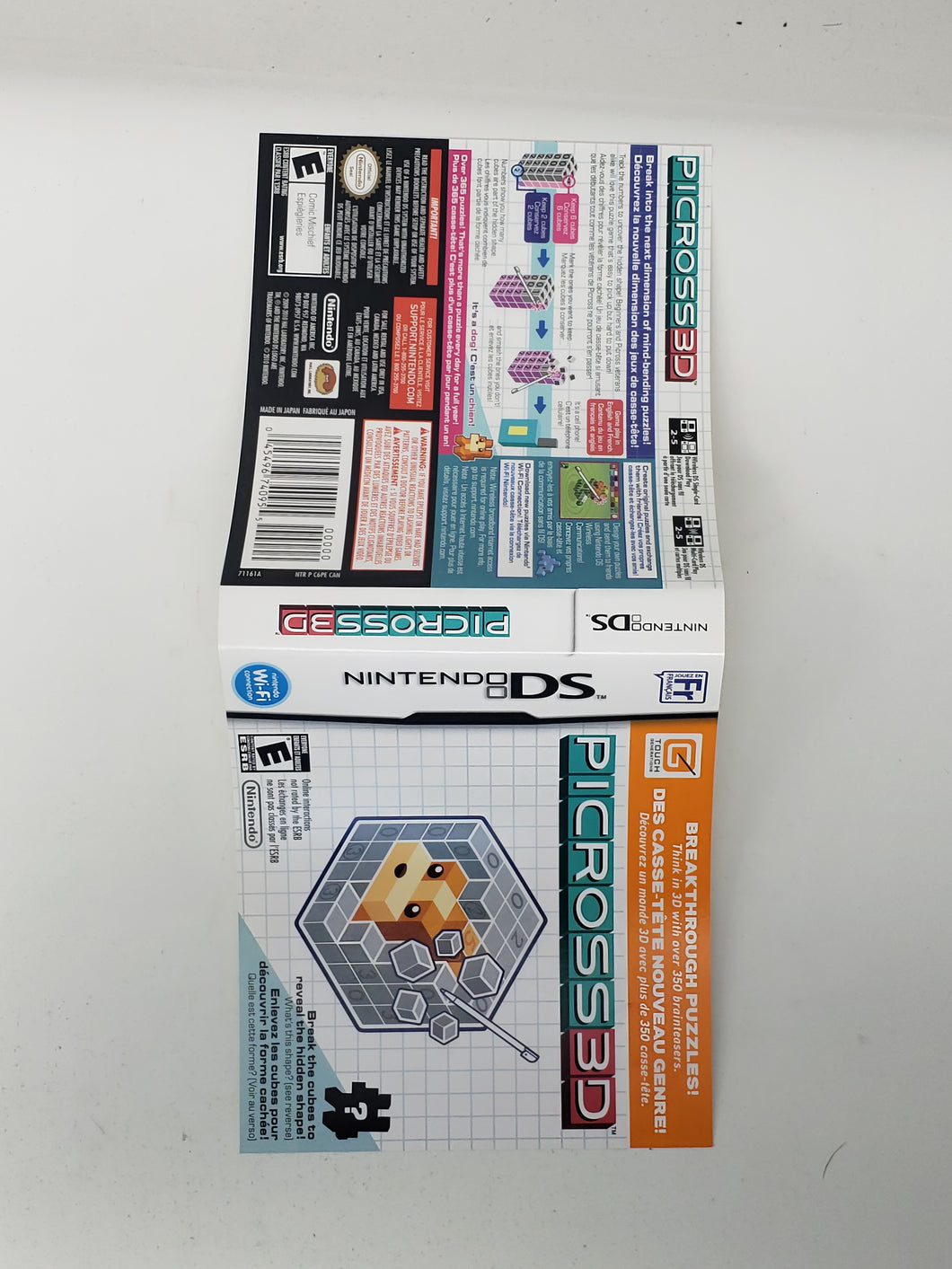 Picross 3D [Couverture] - Nintendo DS