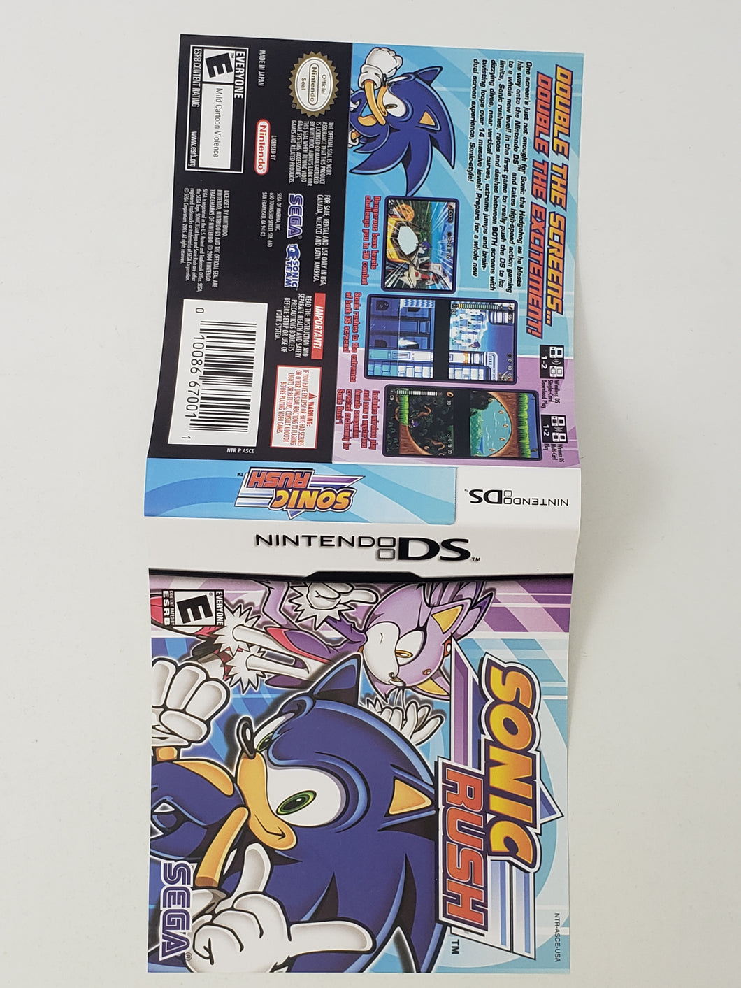 Sonic Rush [Couverture] - Nintendo DS