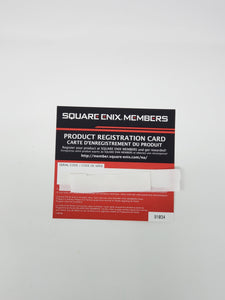 Square Enix Registration Card [Insertion] - Nintendo DS