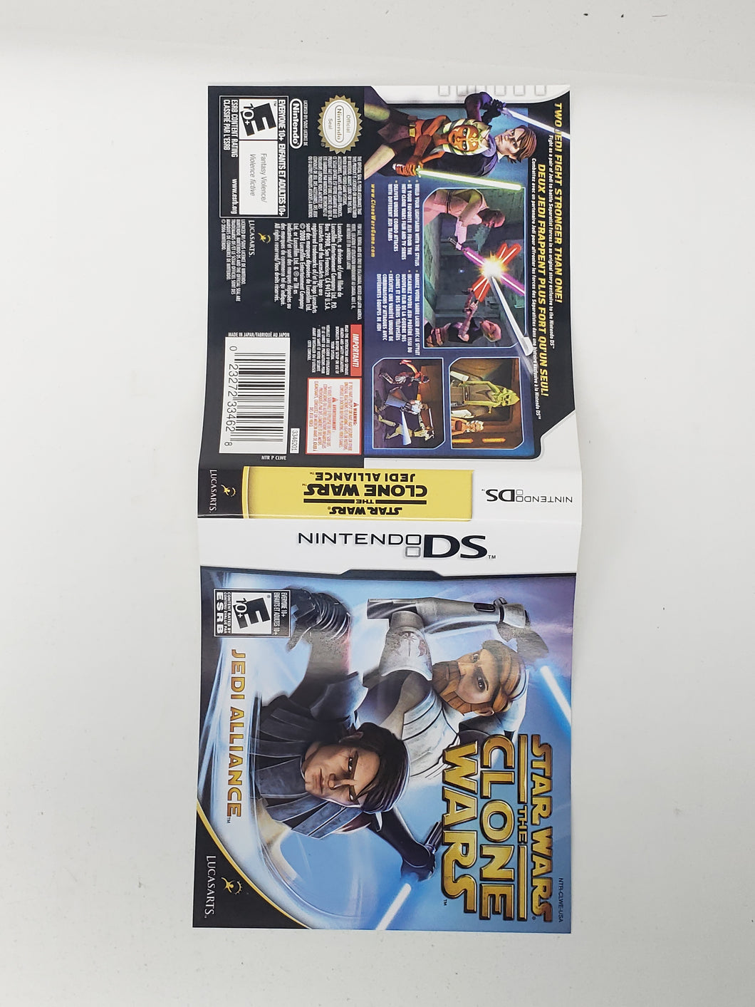 Star Wars Clone Wars Jedi Alliance [Couverture] - Nintendo DS