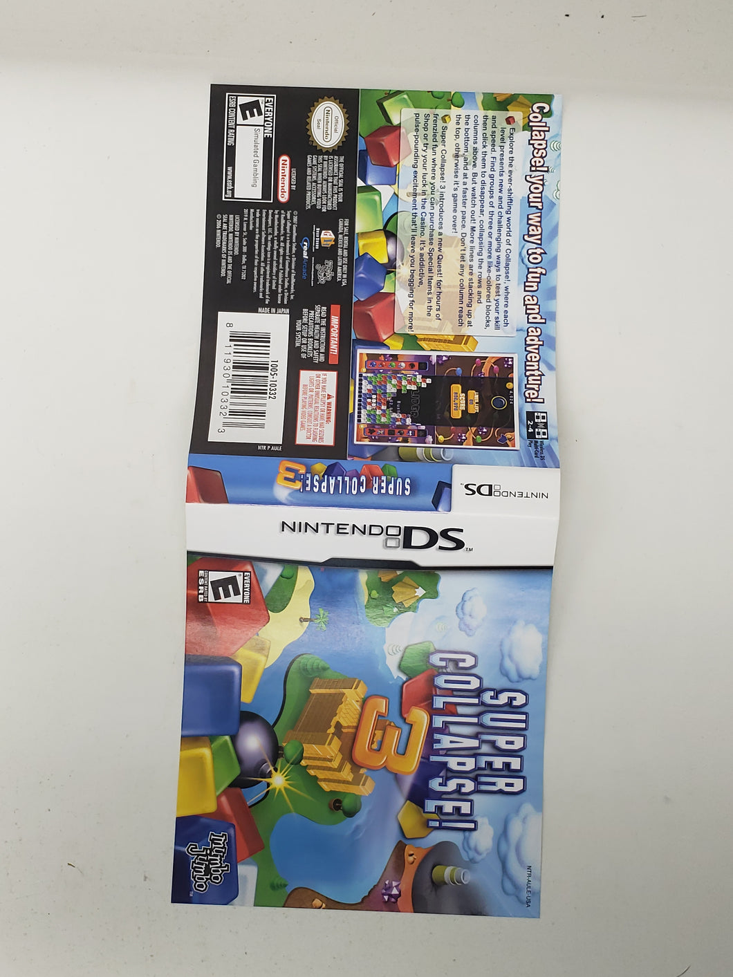 Super Collapse 3 [Couverture] - Nintendo DS