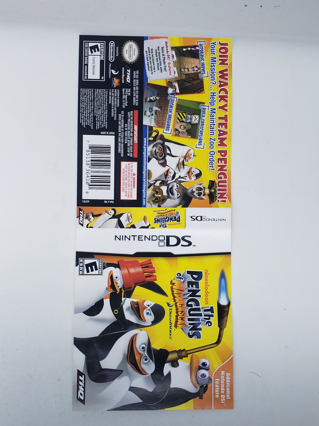 The Penguins of Madagascar [Couverture] - Nintendo DS