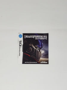 Transformers Autobots [manuel] - Nintendo DS