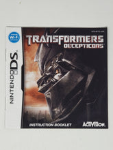 Charger l&#39;image dans la galerie, Transformers Decepticons [manuel] - Nintendo DS
